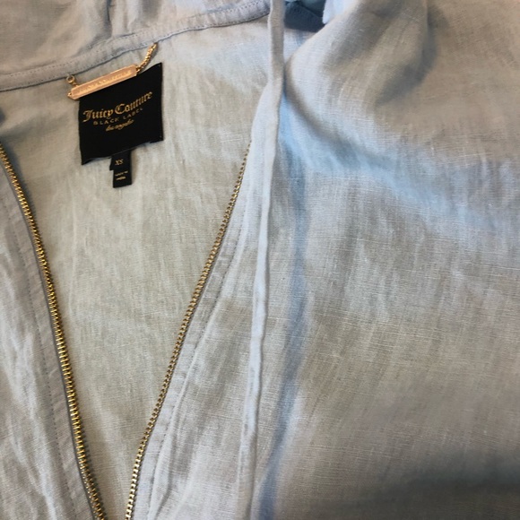 Juicy couture Light blue zip sweater - Picture 7 of 8
